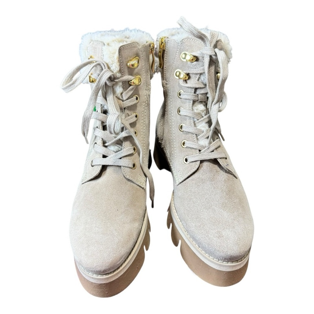 NWT ARA Women’s HighSoft Suede Sherpa Lined Platform Boots - Size 7